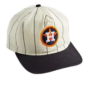 New Era Houston Astros Retro Pinstripe The Golfer Snapback Hat Cap